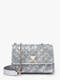 metallic denim