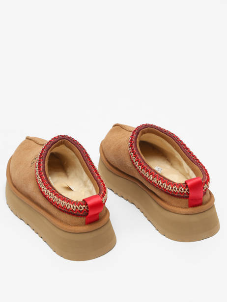 Chaussons Tazz à Plateformes En Cuir Ugg Marron women 1122553 vue secondaire 4