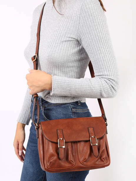 Sac Bandoulière Toscane Hexagona Marron toscane 579732 vue secondaire 1