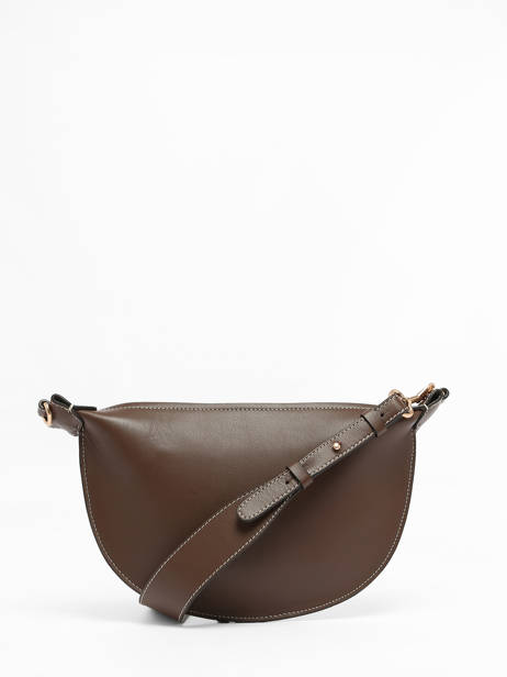 Sac Banane Lou Cuir Vanessa bruno Marron lou 88V40903 vue secondaire 5