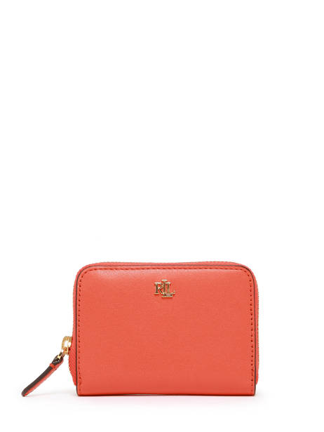 Portefeuille Dryden Cuir Lauren ralph lauren Orange dryden 32876729