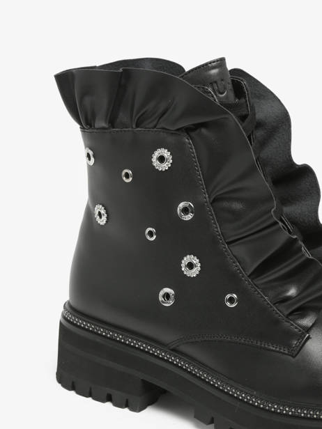 Bottines Pink 148 Liu jo Noir accessoires SF3073P0 vue secondaire 1