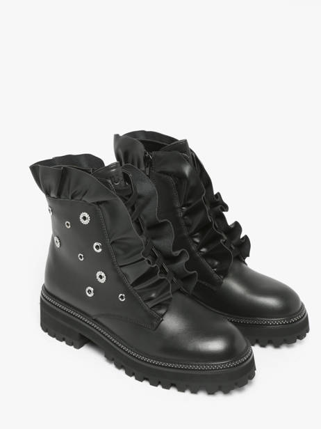 Bottines Pink 148 Liu jo Noir accessoires SF3073P0 vue secondaire 3