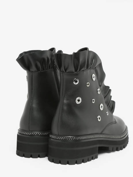 Bottines Pink 148 Liu jo Noir accessoires SF3073P0 vue secondaire 4