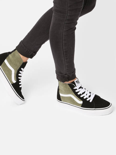 Sneakers Sk8-hi Tapered Vans Vert women 9QPGRN vue secondaire 2