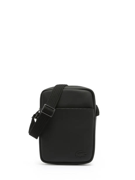 Sac Bandoulière Lacoste Noir men's classic NH4422HC