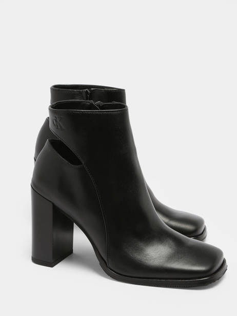 Boots à Talon Calvin klein jeans Noir women 1070BEH vue secondaire 2