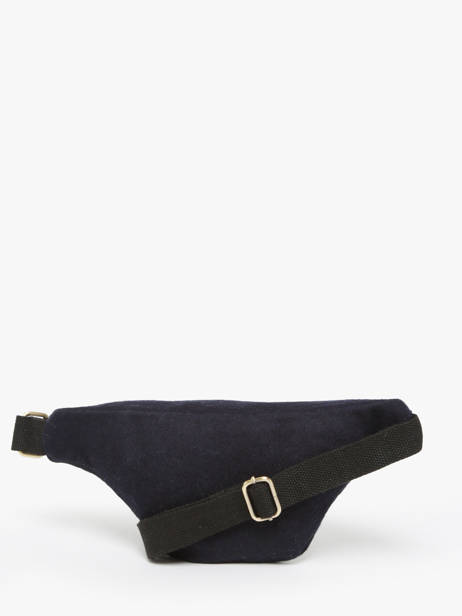 Sac Banane Hindbag Bleu wool W vue secondaire 4