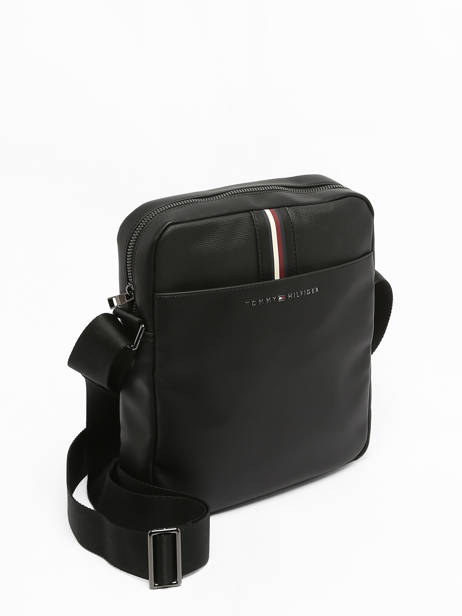 Sac Bandoulière Tommy hilfiger Noir corporate AM12262 vue secondaire 2