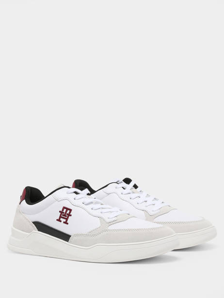 Sneakers En Cuir Tommy hilfiger Blanc men 4929YBS vue secondaire 3