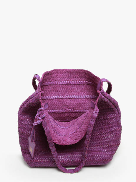 Sac Porté épaule Heritage Cuir Biba Violet heritage RUB1L vue secondaire 3