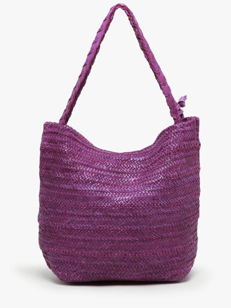 Sac Porté épaule Heritage Cuir Biba Violet heritage RUB1L vue secondaire 4