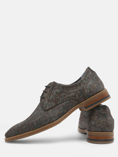 Chaussures De Ville Otis En Cuir Bull boxer Gris men 982B vue secondaire 3