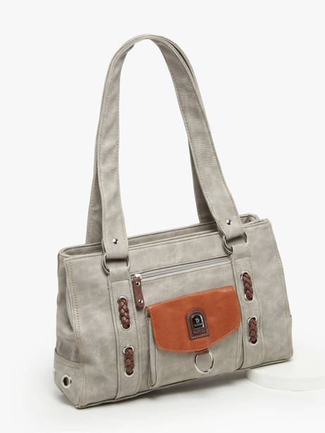 Sac Porté épaule Basic Miniprix Gris basic DD0706 vue secondaire 2