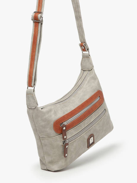 Sac Bandoulière Basic Miniprix Gris basic DD202 vue secondaire 2