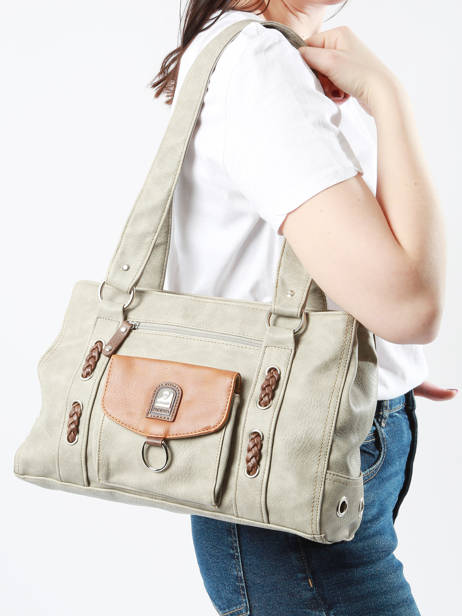 Sac Porté épaule Basic Miniprix Gris basic DD0706 vue secondaire 1