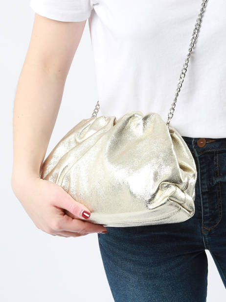 Sac Bandoulière Nine Cuir Milano Or nine NI23112 vue secondaire 1