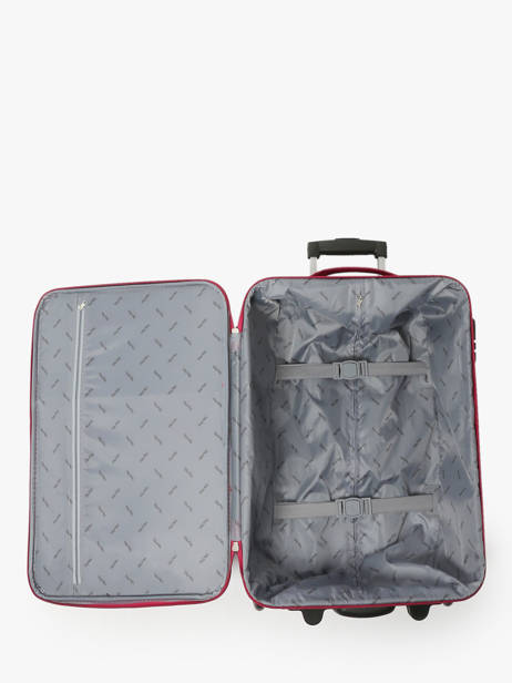 Valise Cabine Travel Rouge sun 2 vue secondaire 3