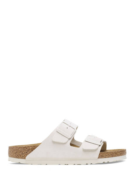 Mules Arizona En Cuir Birkenstock Blanc women 10266842