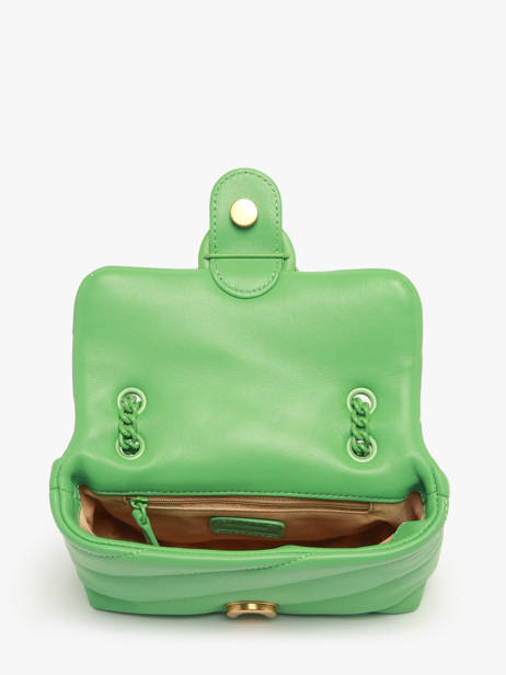 Sac Bandoulière Love Bag Puff Cuir Pinko Vert love bag puff A1JO vue secondaire 3