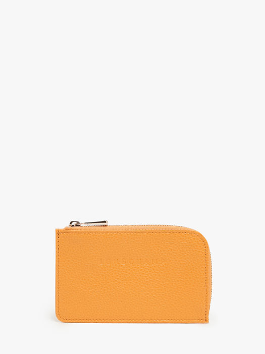 Longchamp Le foulonné Porte billets/cartes Orange