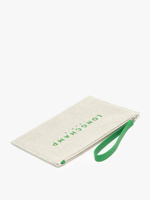 Longchamp Essential toile Pochettes Vert