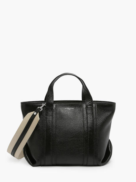 Sac Porté Main Grace Cuir Le tanneur Noir grace TGRC1630