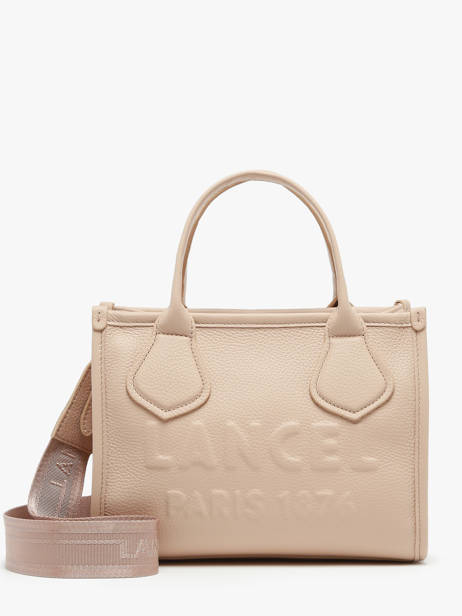 Cabas Zippé S Jour Cuir Lancel Beige jour A12995