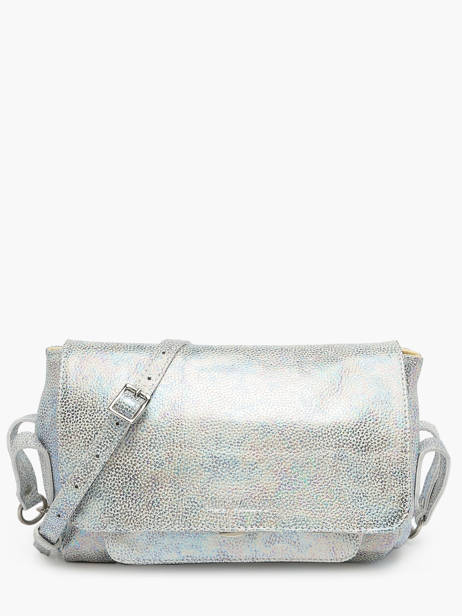 Sac Bandoulière Diane S Granite Cuir Paul marius Argent granite DIANSGRA