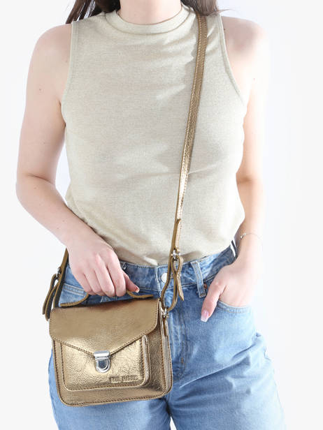 Sac Bandoulière Mademoiselle George Xs Cuir Paul marius Marron vintage GEORGEXS vue secondaire 1