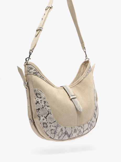 Sac Porté épaule Luna Cuir Great by sandie Beige luna SNA vue secondaire 2