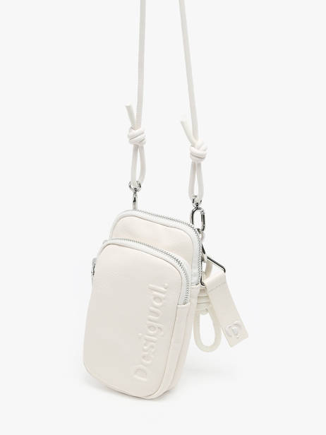 Sac Bandoulière Half Logo Desigual Blanc half logo 24SAYP31 vue secondaire 2