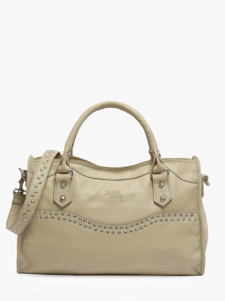 Porte-monnaie Cuir Basilic pepper Beige glam BGLA22