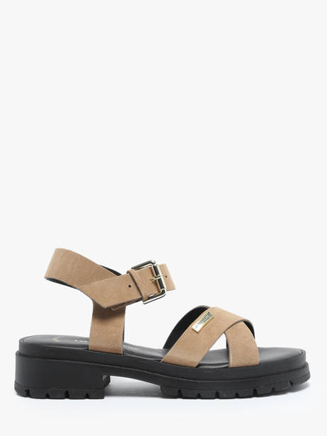 Sandales En Cuir Les tropeziennes Beige accessoires TIHASUED