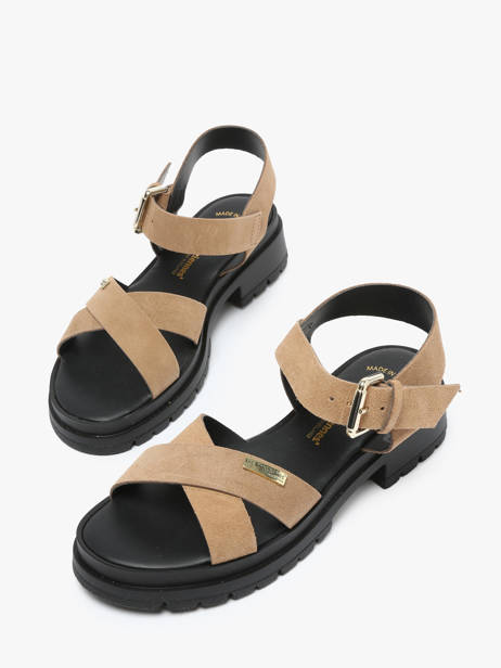 Sandales En Cuir Les tropeziennes Beige accessoires TIHASUED vue secondaire 3