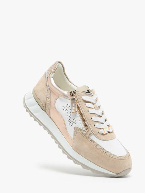 Sneakers En Cuir Nathan baume Beige women 241NS01 vue secondaire 1