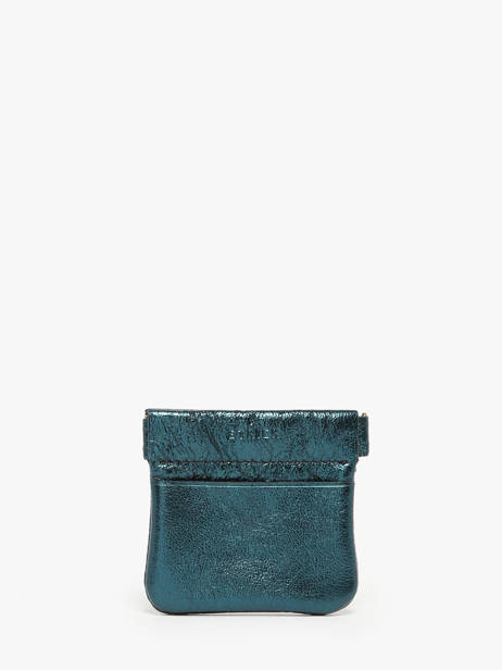 Porte-monnaie Etincelle Irisée Cuir Etrier Bleu etincelle irisee EETI5005