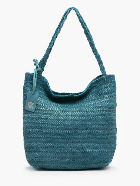 Sac Porté épaule Heritage Cuir Biba Bleu heritage RUB1L