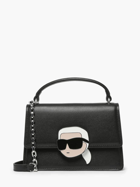 Sac Bandoulière K Ikonic 2.0 Cuir Karl lagerfeld Noir k ikonic 2.0 240W3084