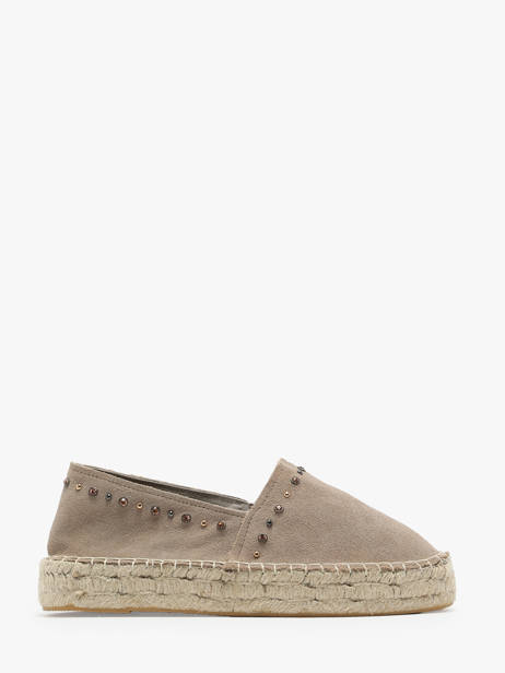 Espadrilles En Cuir Colors of california Beige women HCESPA10