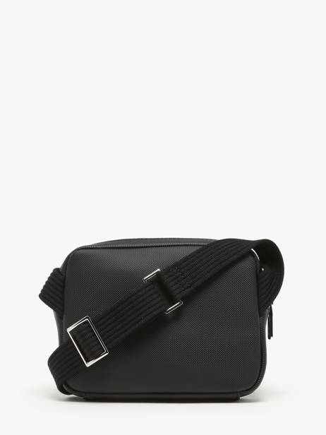 Sac Bandoulière Lacoste Noir men's classic NH4588HC vue secondaire 4