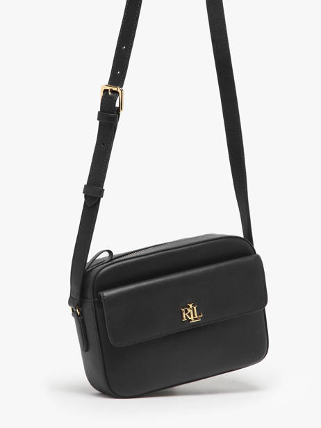 Sac Bandoulière Dryden Cuir Lauren ralph lauren Noir dryden 31926645 vue secondaire 2