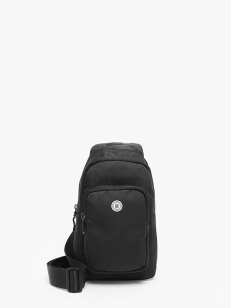 Sac Bandoulière Serge blanco Noir basik BSK11007