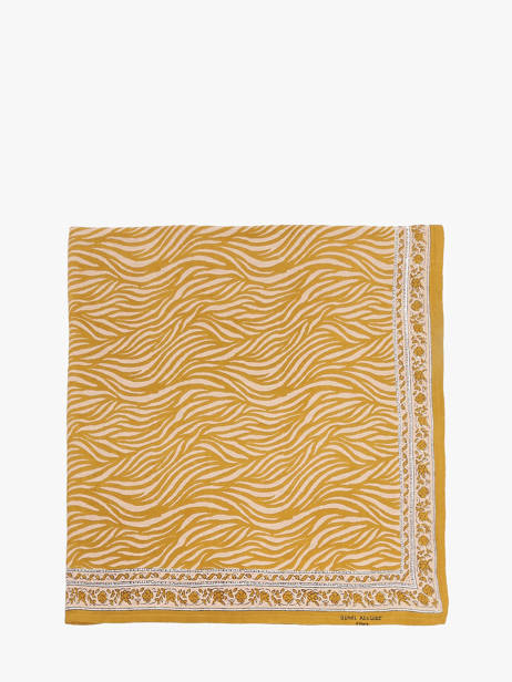 Foulard Bindi atelier Jaune zebra Z