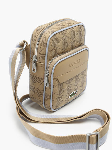 Sac Bandoulière Lacoste Beige the blend NH4585BG vue secondaire 2