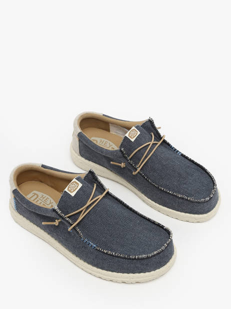 Mocassins Hey dude Bleu men 40952 vue secondaire 1