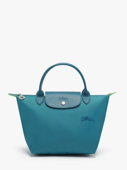 Longchamp Le pliage green Sacs porté main Bleu