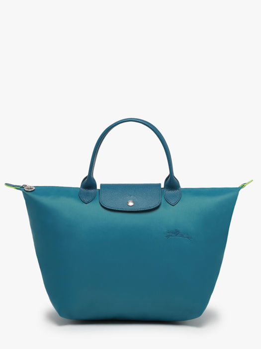 Longchamp Le pliage green Sacs porté main Bleu