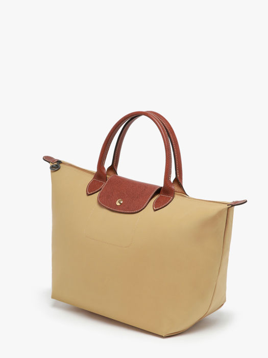 Longchamp Le pliage original Sacs porté main Beige