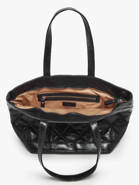 Cabas Cabas Cuir Cuir Vanessa bruno Noir cabas cuir 84V40378 vue secondaire 3